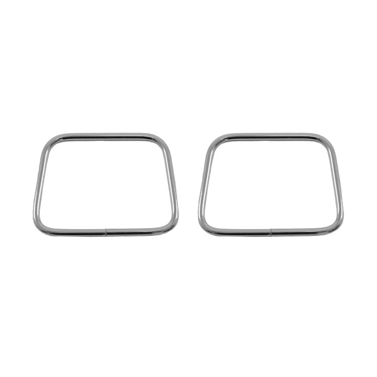 Alça de Metal Retangular Prata-1