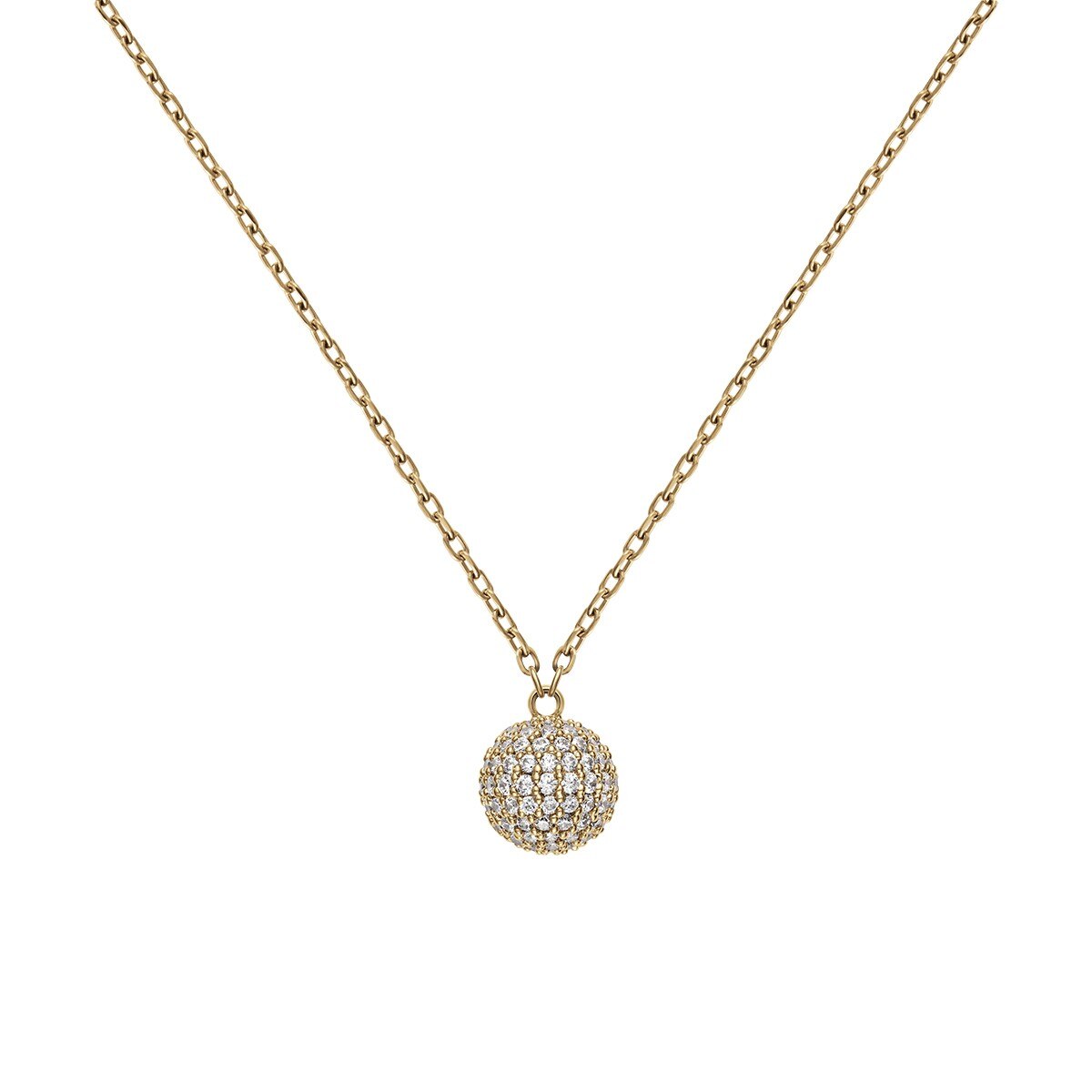 Colar DW Pavé Necklace Gold Dourado-2