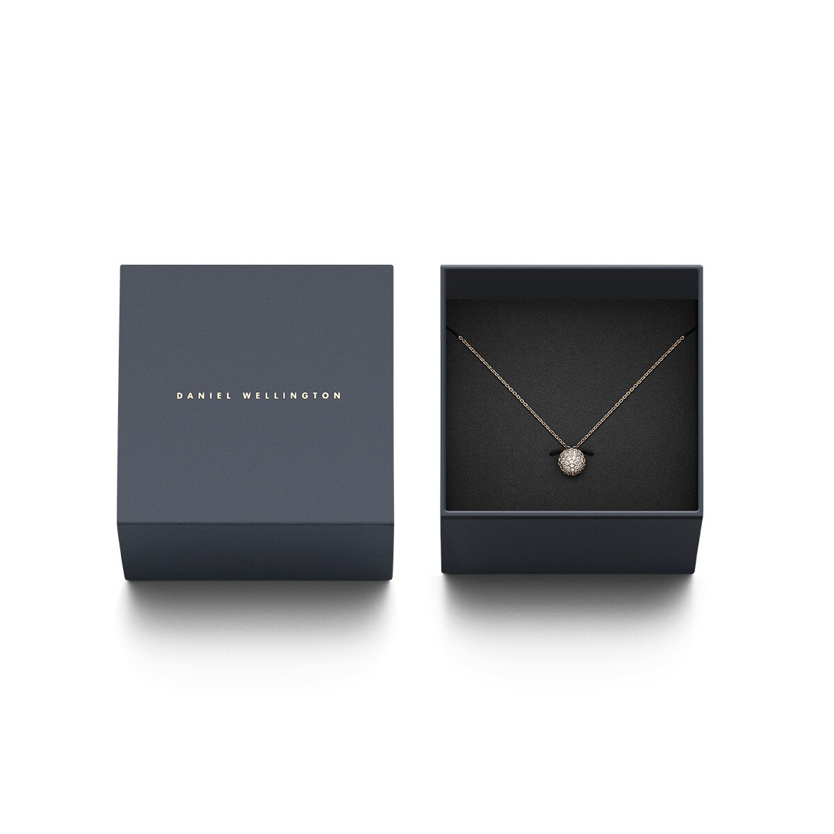 Colar DW Pavé Necklace Gold Dourado-3