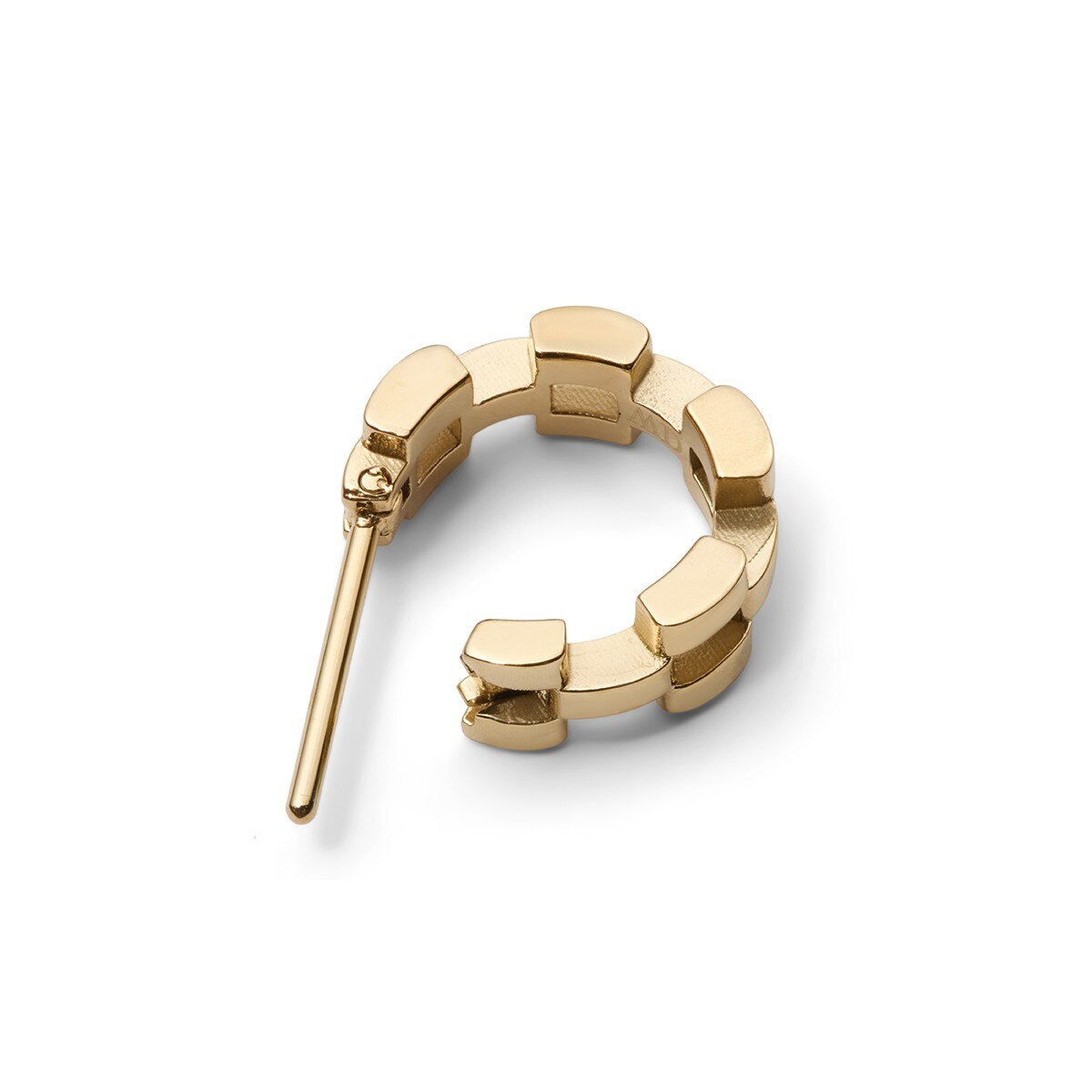 Brincos DW 5 Link Jewelry 3 Rows Earrings G Dourado-2