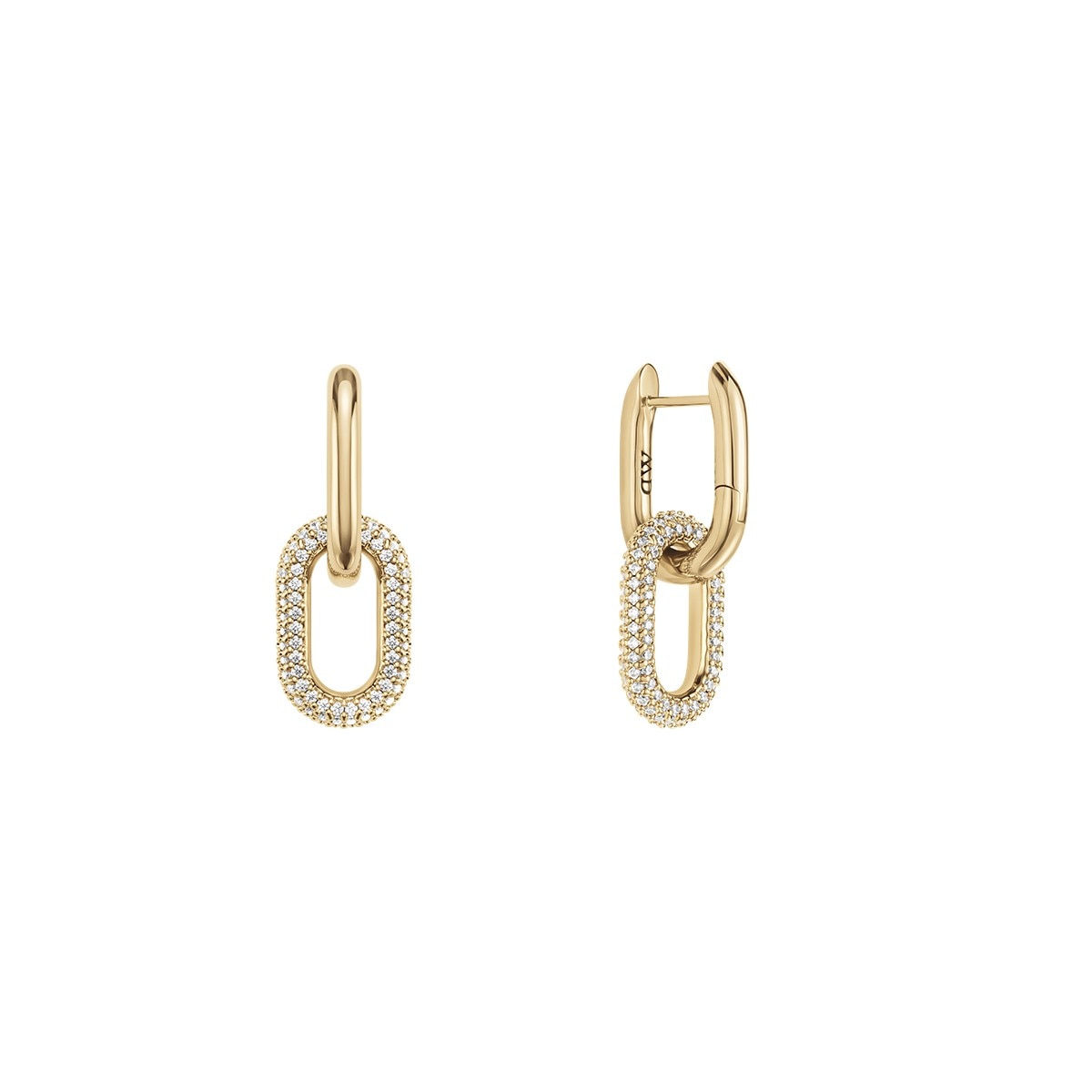 Imagem 0 de Brincos DW Crystal Link Earring Gold
