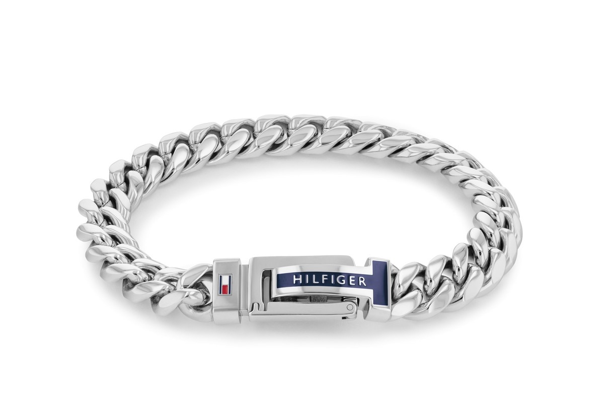Imagem 0 de Pulseira com Logótipo e em Pele e Aço