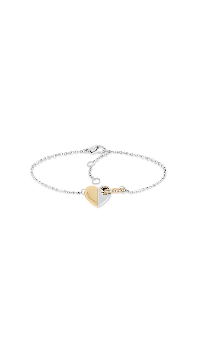 Pulseira Love Family de Aço Bicolor Multicolor-1