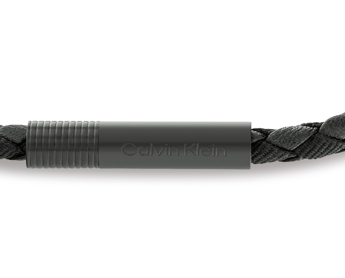 Pulseira Velocity em Pele - Preto Preto-2