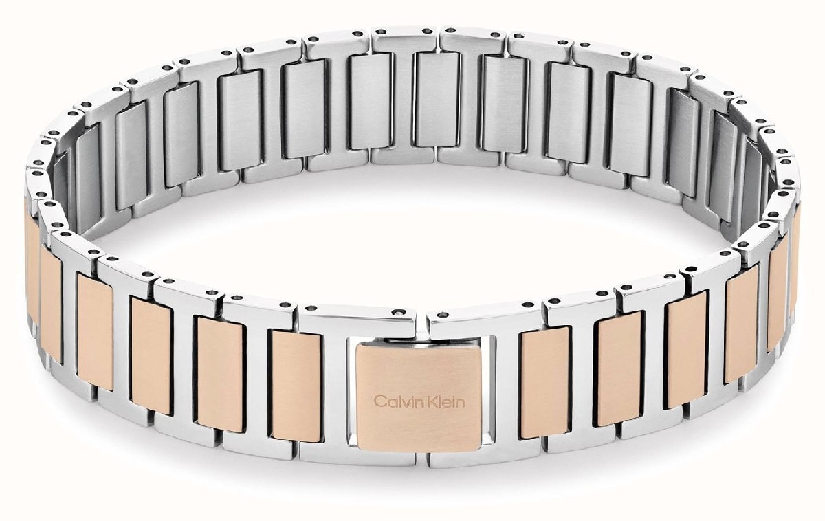 Imagem 0 de Pulseira em Aço - Prateado/Dourado