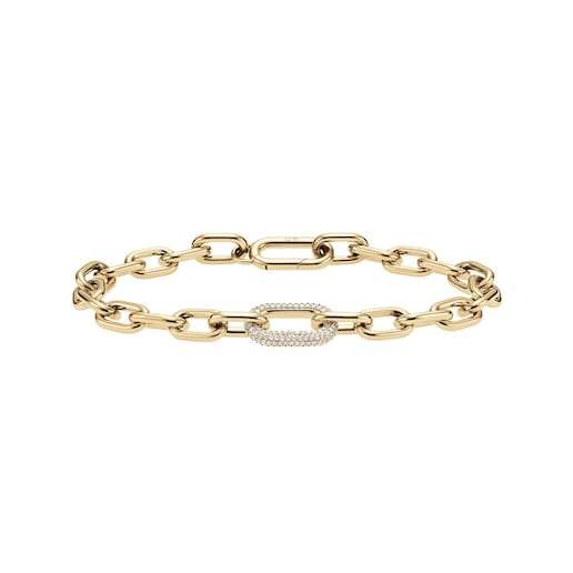 Imagem 0 de Pulseira DW Crystal Link Bracelet 185mm Gold