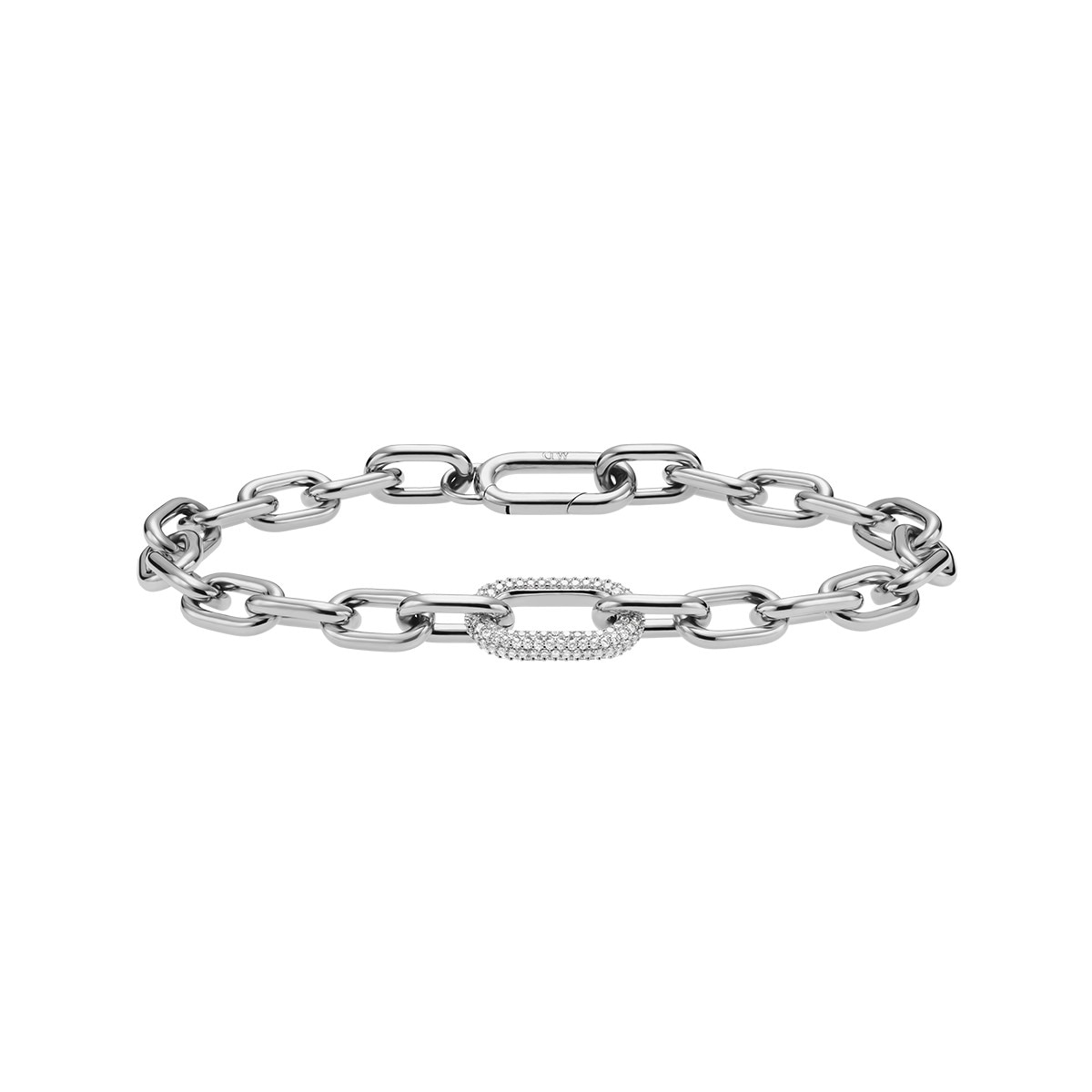 Imagem 0 de Pulseira DW Crystal Link Bracelet 185mm Silver