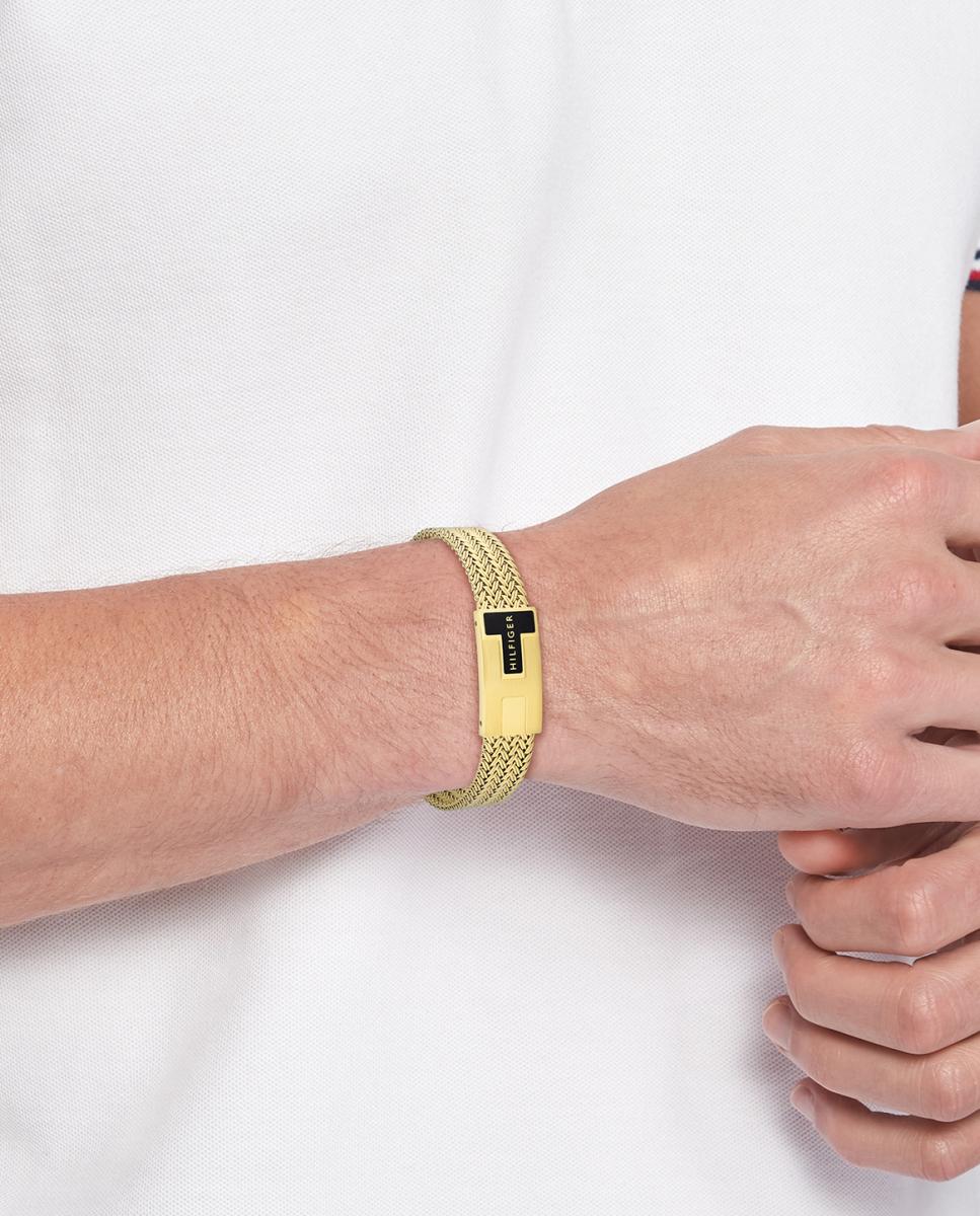 Pulseira 2790706 Malha Aço Dourado 2