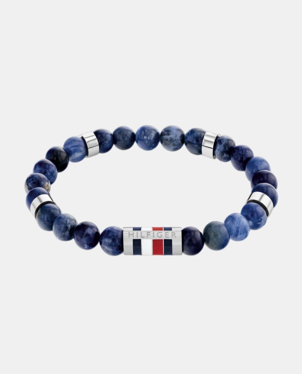 Imagem 0 de Pulseira de Aço e Sodalite