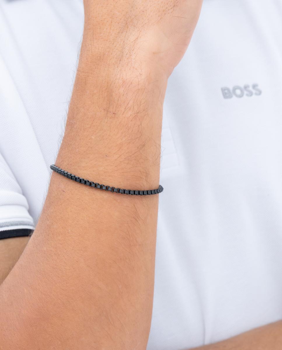 Pulseira Aço e Pele ARES AIR 3