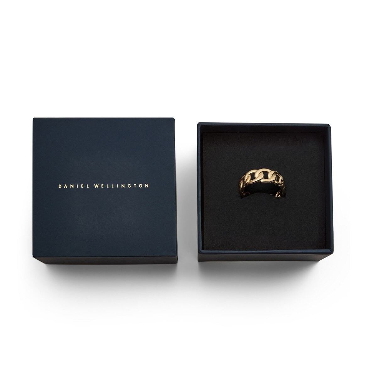 Anel DW Chunky Chain Ring G Dourado-3