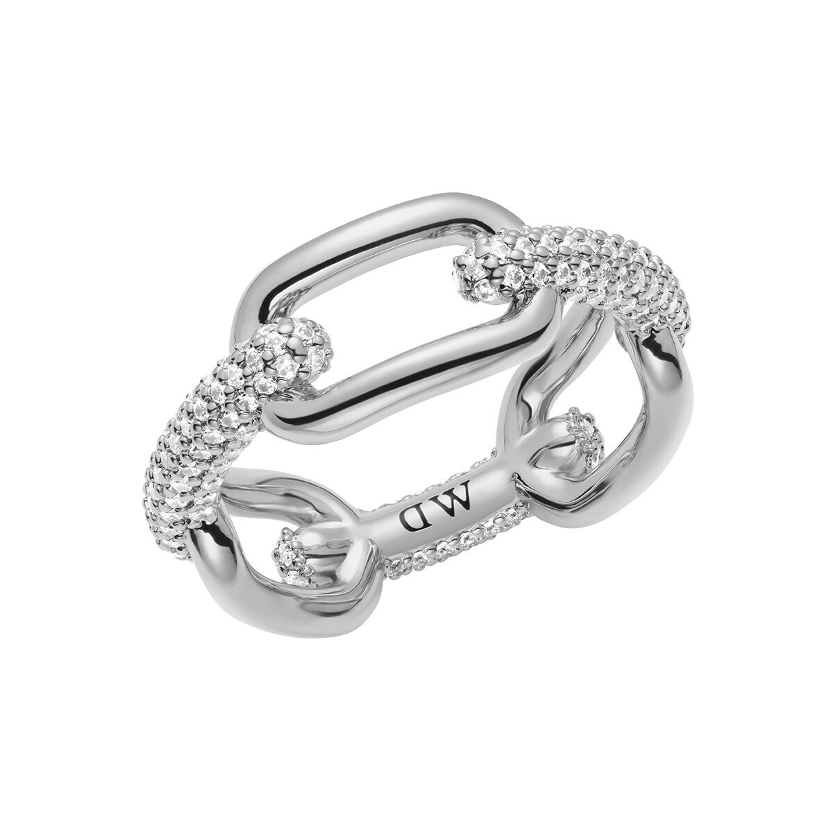 Imagem 0 de Anel DW Crystal Link Ring Silver
