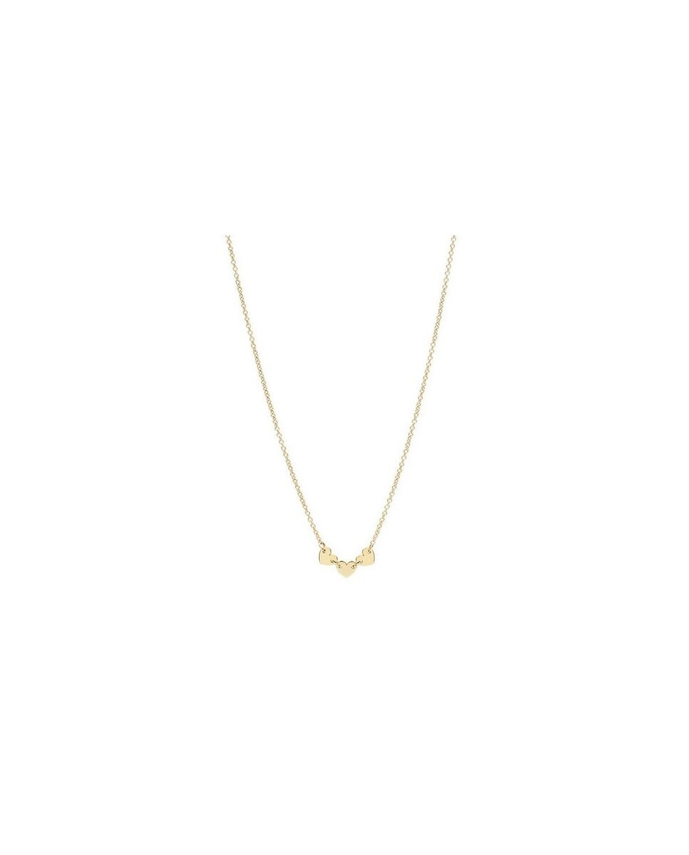 Imagem 0 de Colar Love 3 Cora ções Dourado