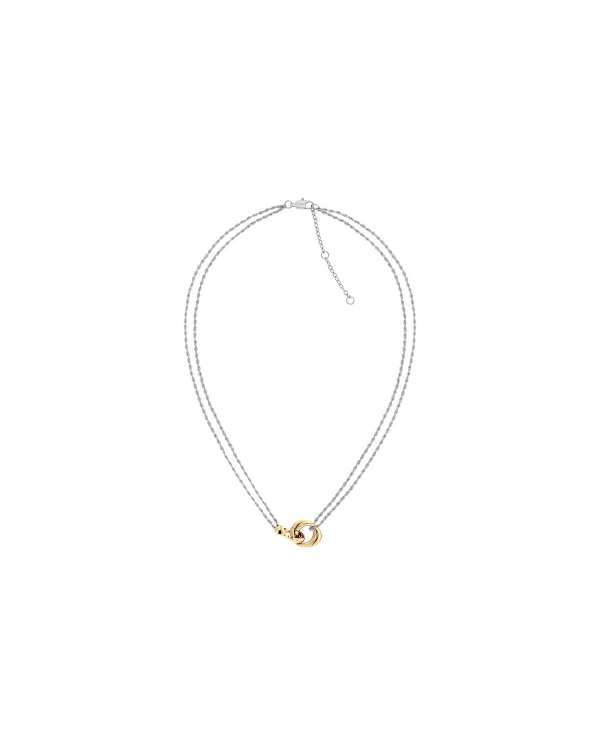 Colar Aço Bicolor Nó 1