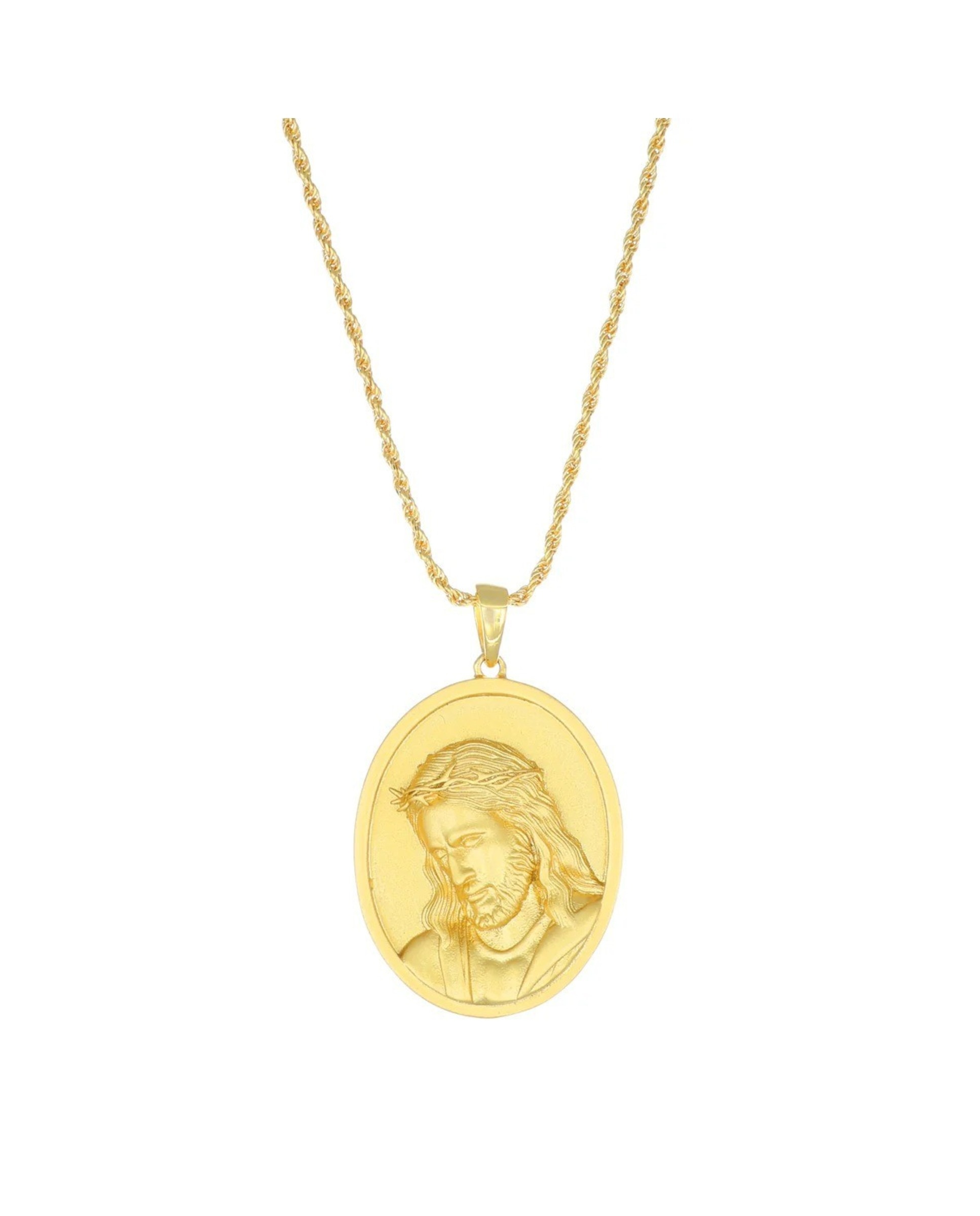 Imagem 0 de Colar com medalha de Jesus