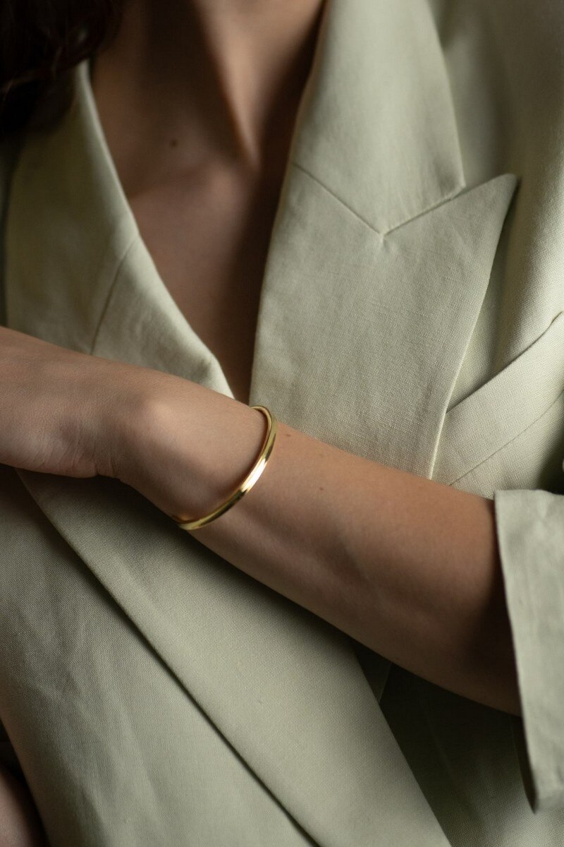Amíz Bracelet - Banho de ouro Dourado-2