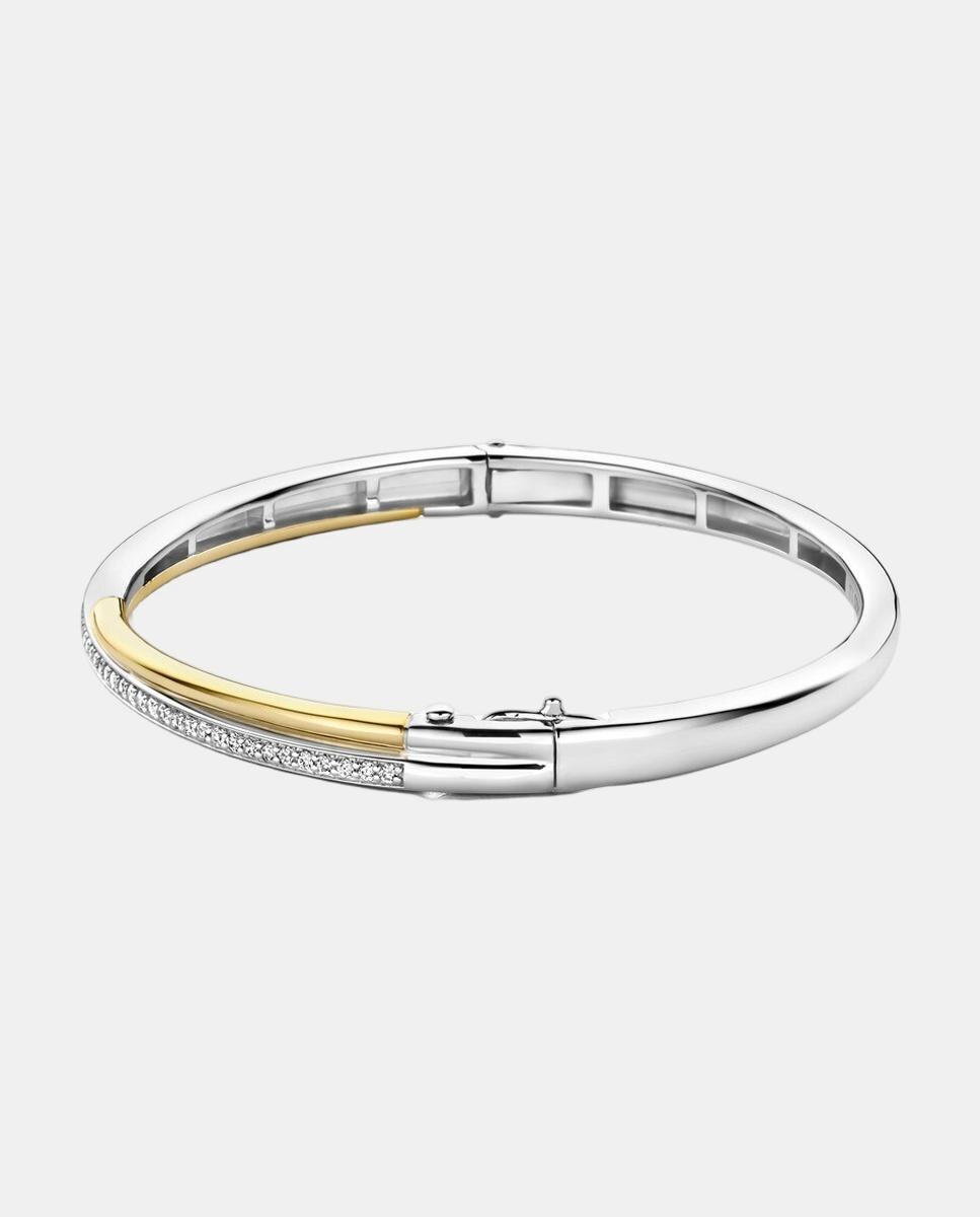 Pulseira Escrava prateada e dourada 2