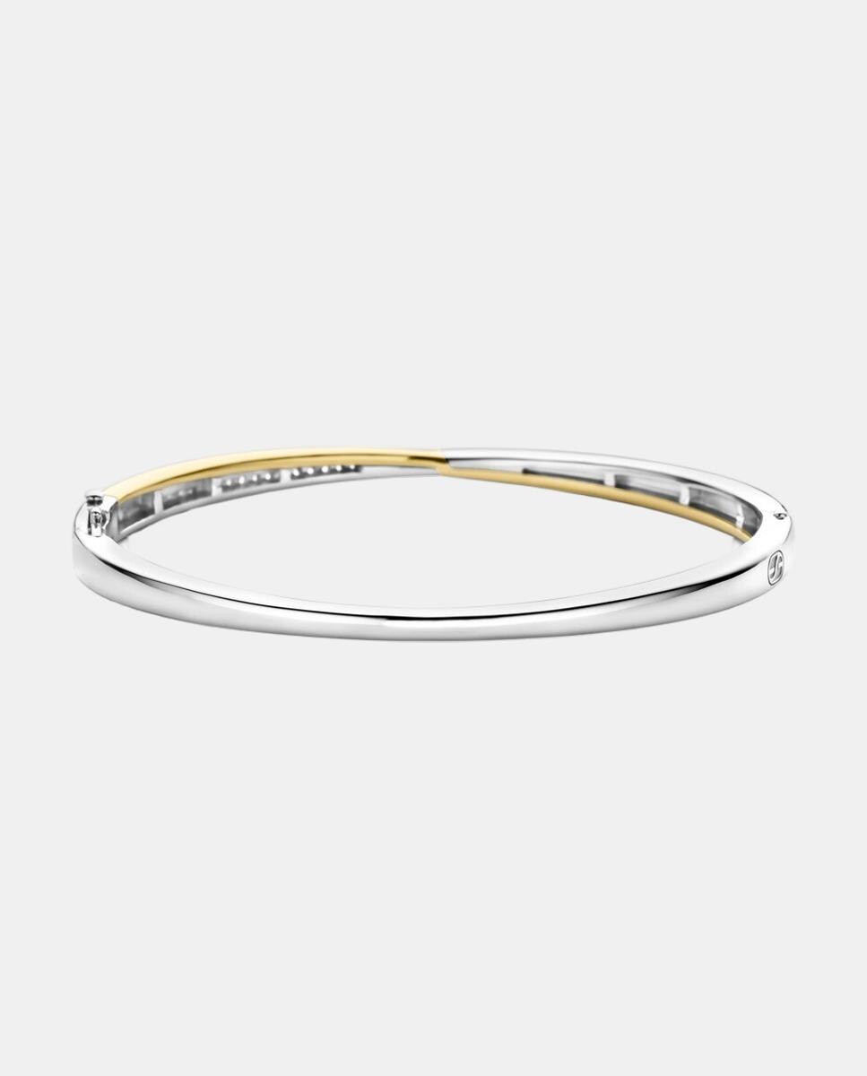 Pulseira Escrava prateada e dourada 3