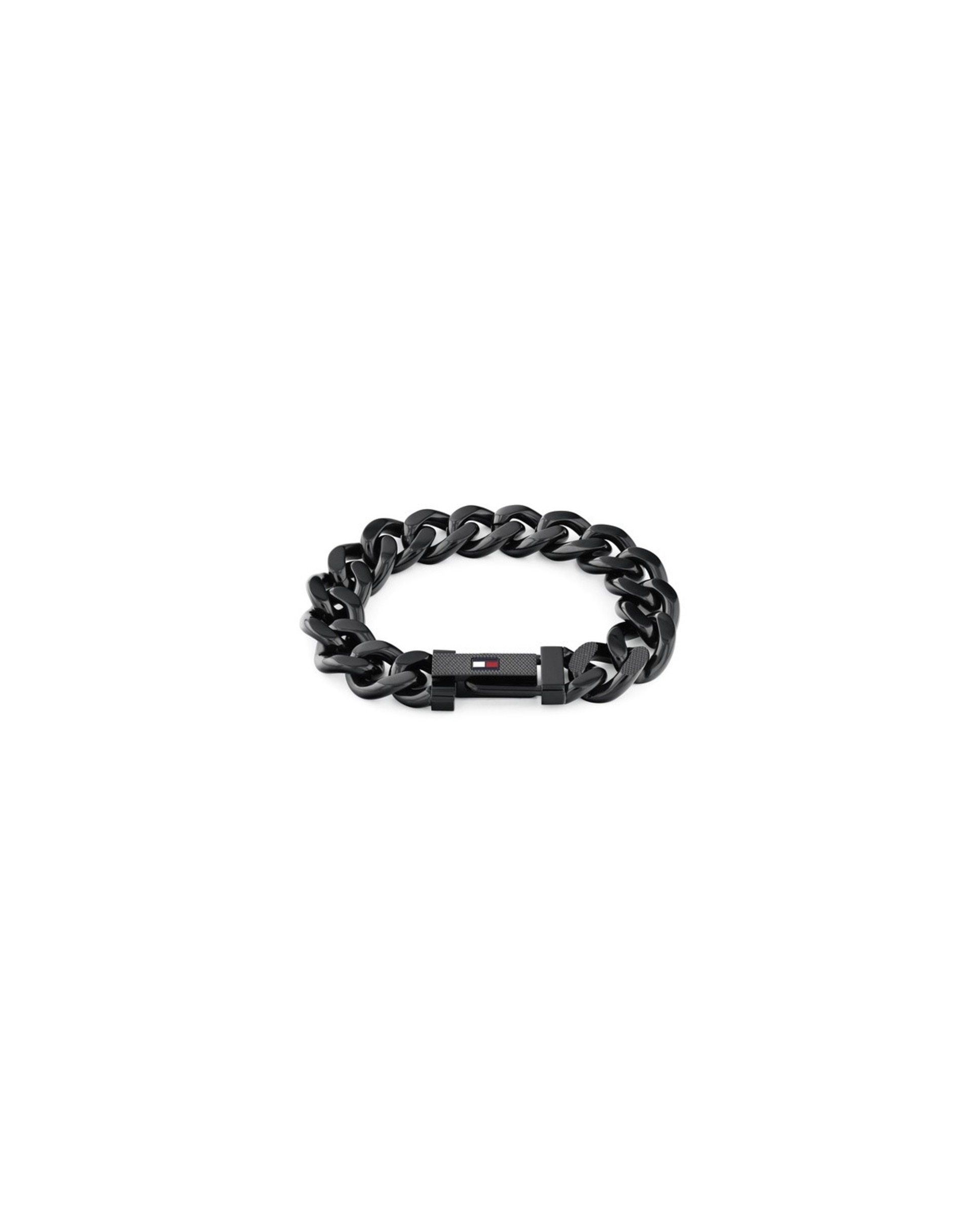 Imagem 0 de Pulseira Aço Malha IP Preto