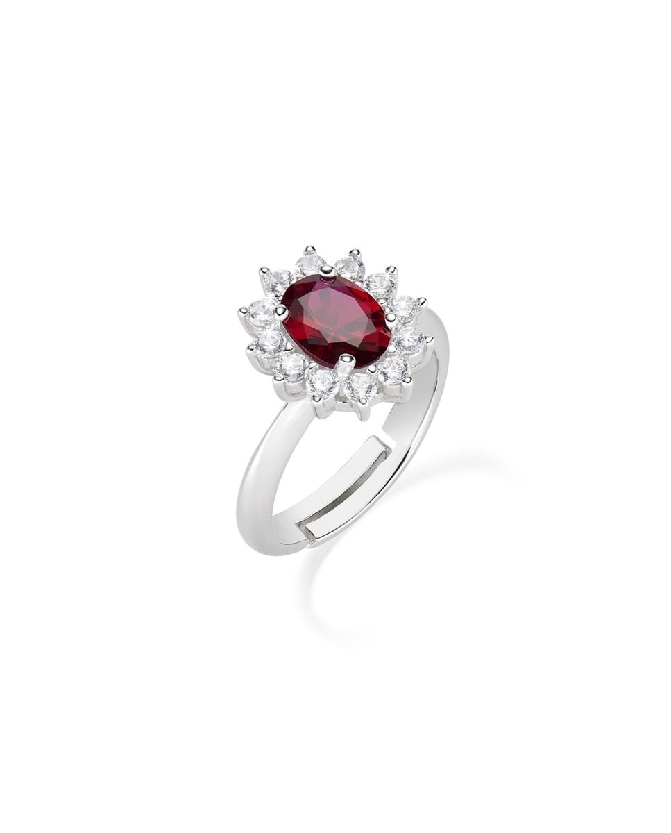 Imagem 0 de Anel Ajustável Royal Lady Zircon Ruby