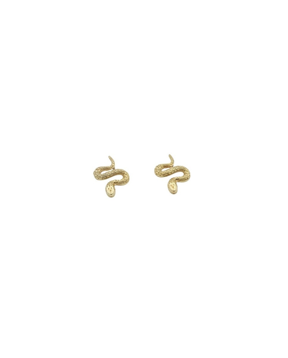 Brincos Coquine Cobra Dourado-1