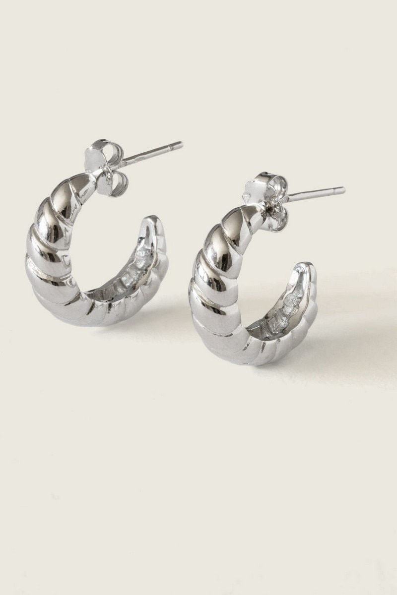 Chic Silver Earrings - Banho prateado 1