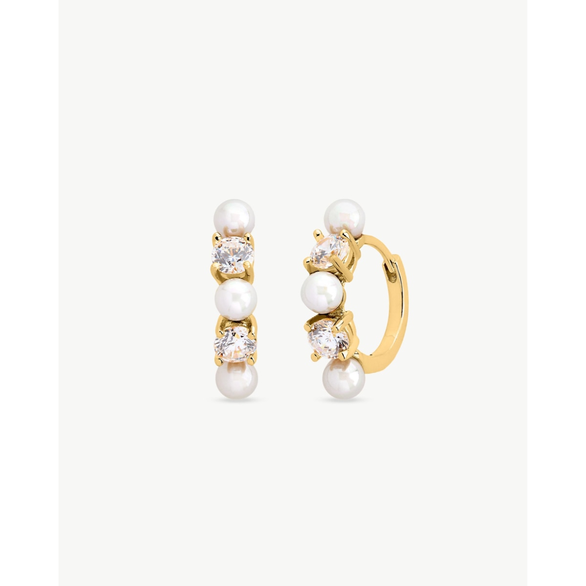 Imagem 0 de Brincos de Pérolas Aro