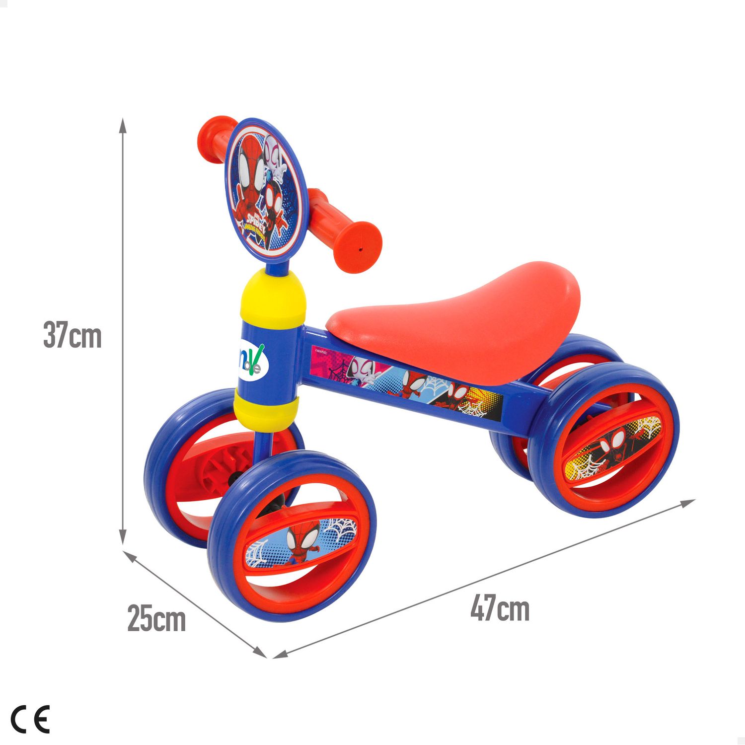 Spidey - Triciclo de Bébé de 3 Rodas 4