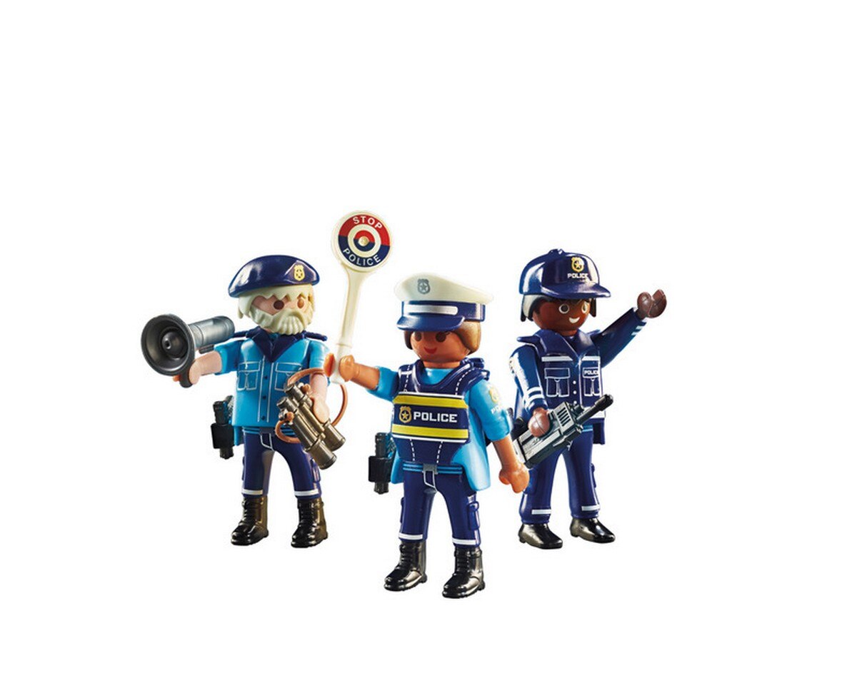 Set Figuras Polícia 3