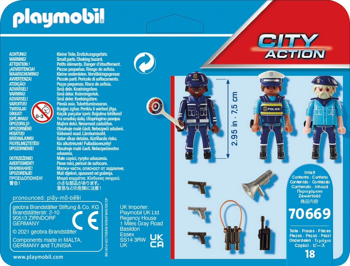 Set Figuras Polícia 4