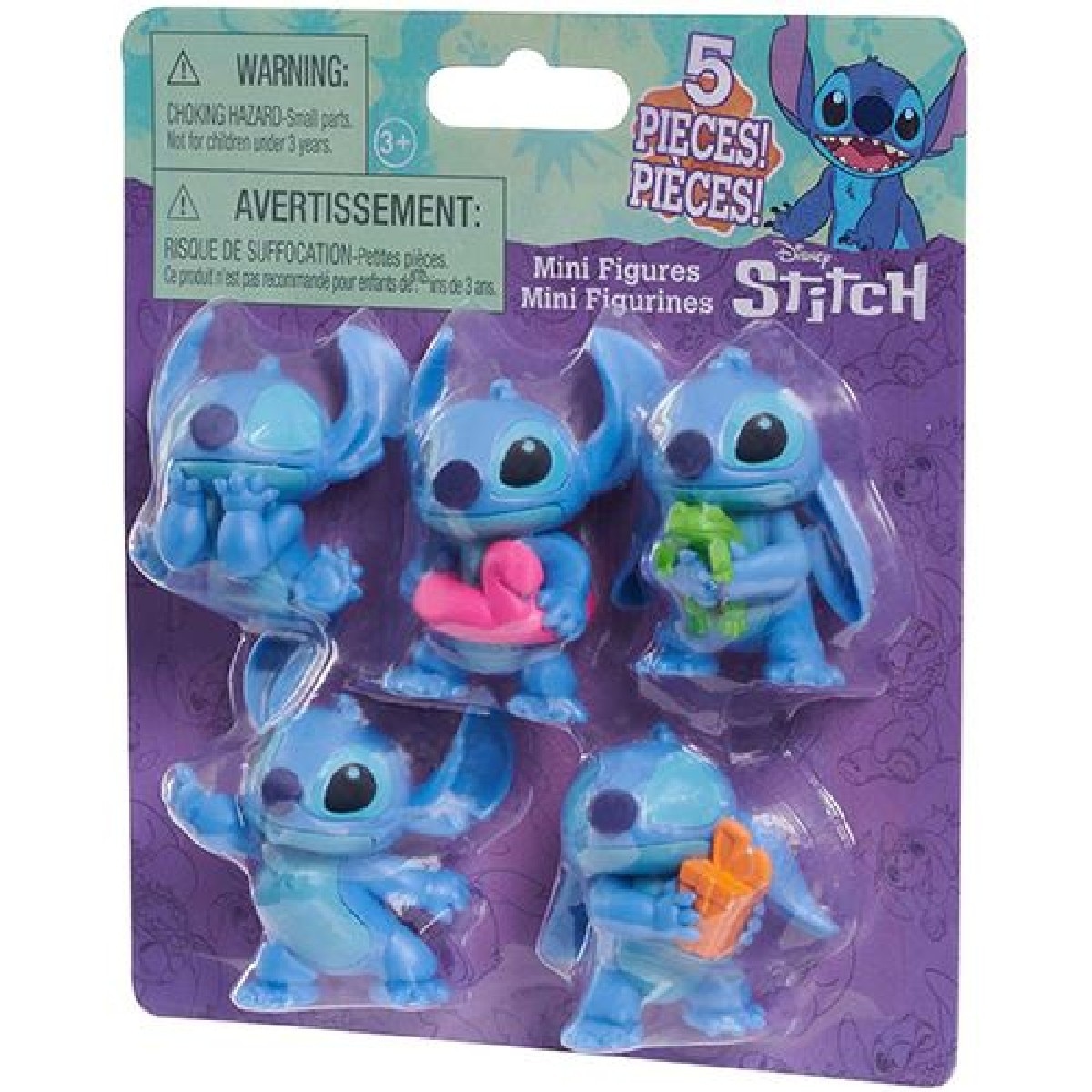 Imagem 0 de Mini Figuras Básicas Stitch - Pack 5