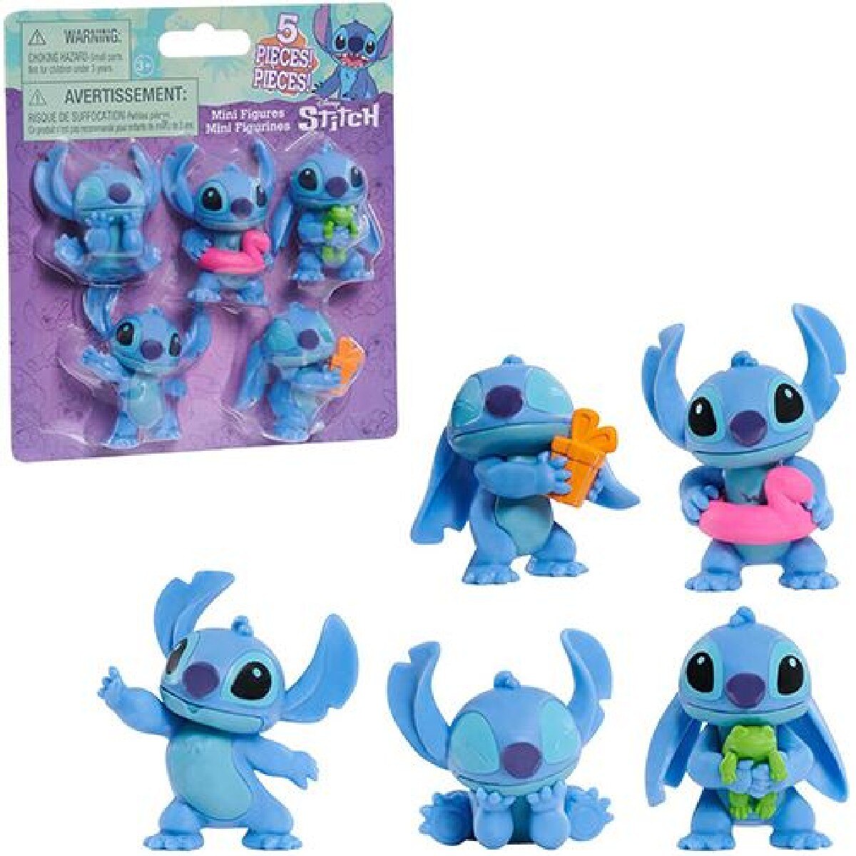 Mini Figuras Básicas Stitch - Pack 5 2