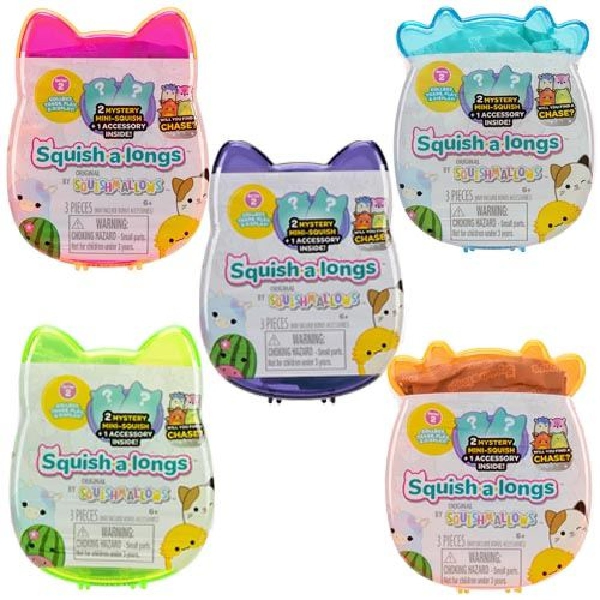 Imagem 0 de Figura Squishalongs - Pack Surpresa 2 Unidades - Artigo Sortido. Envio realizado de forma aleatória