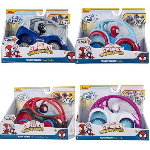 Veiculos Marvel Spidey&Friends - Power Rollers Artigo Sortido ,Envio Aleatório 1