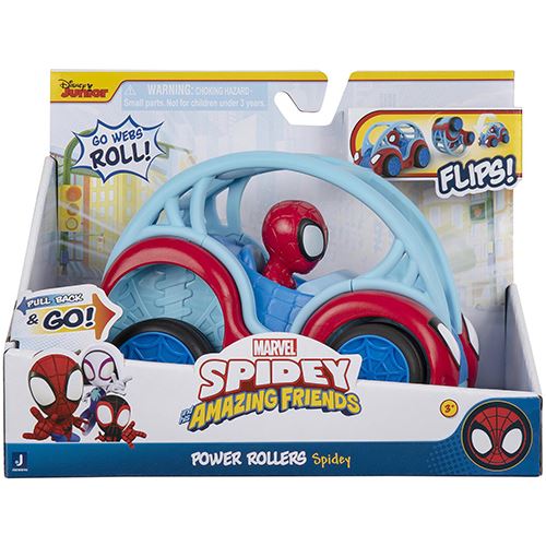 Veiculos Marvel Spidey&Friends - Power Rollers Artigo Sortido ,Envio Aleatório 3