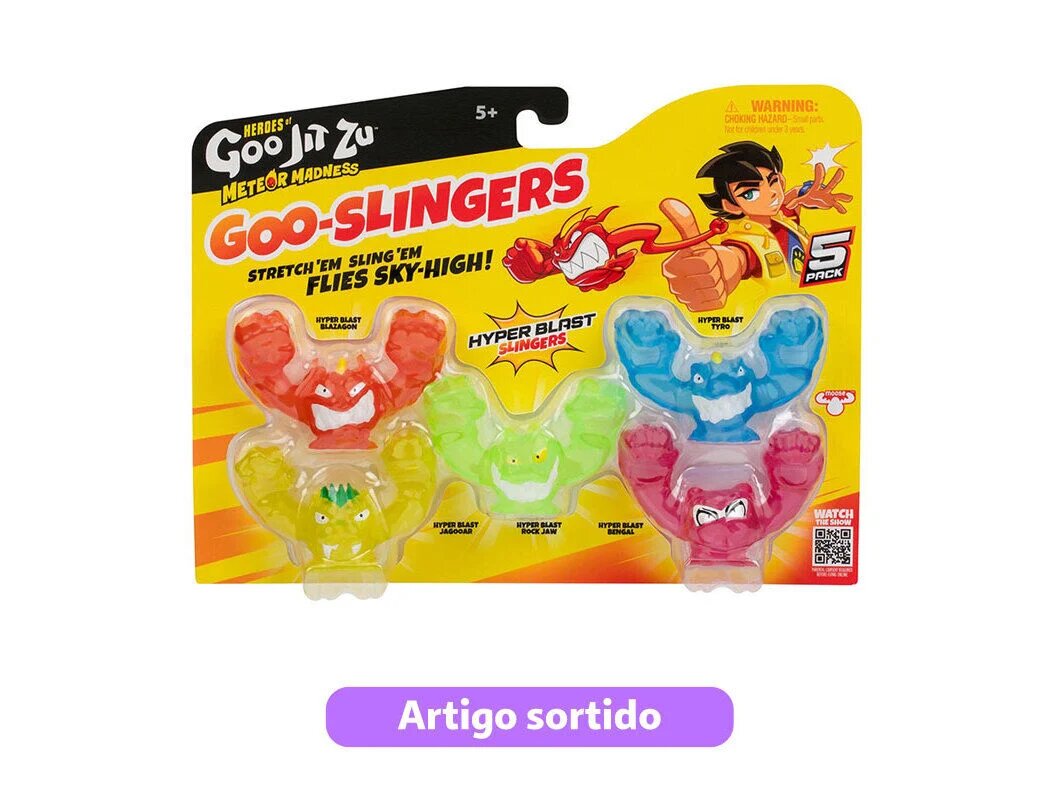 Imagem 0 de Goo Slingers Goo Jit Zu 5 Figuras Modelos Sortidos, Envio Aleatório