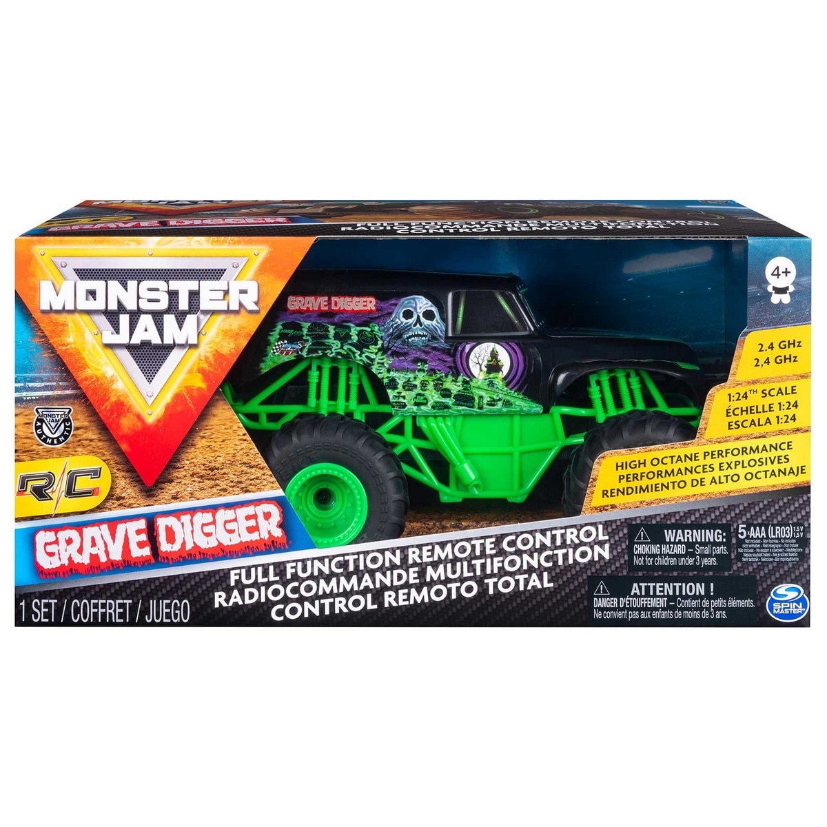 Monster Jam - RC Grave Digger 1:24 Concentra 3