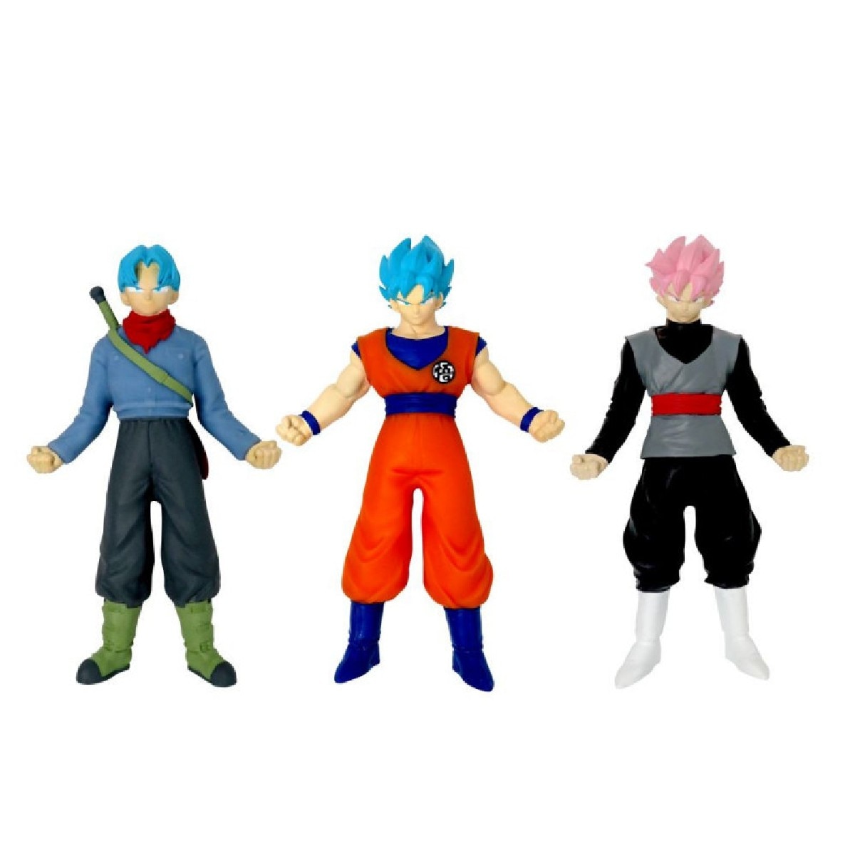Monsterflex Dragon Ball Pack de 3 Personagens de Dragon Ball para Esticar e Apertar 3