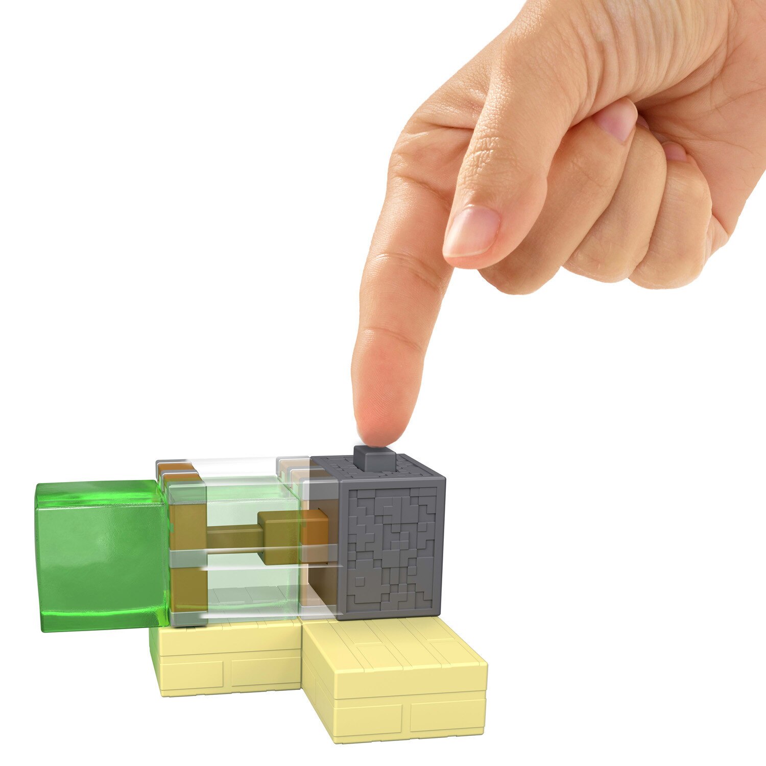 Conjunto colecionável do Minecraft com figura e mecanismo Redstone Charged, com acessórios 4