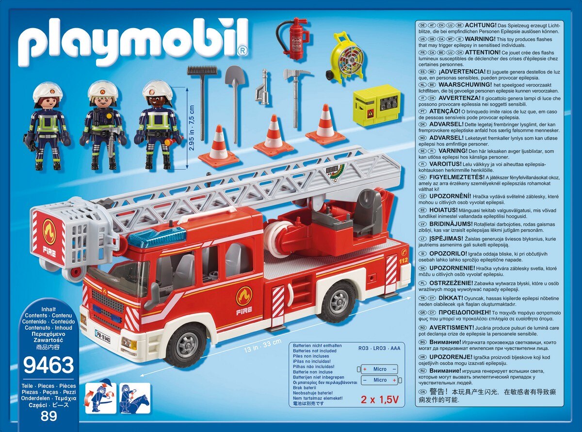 Carro Dos Bombeiros Com Escadas 4