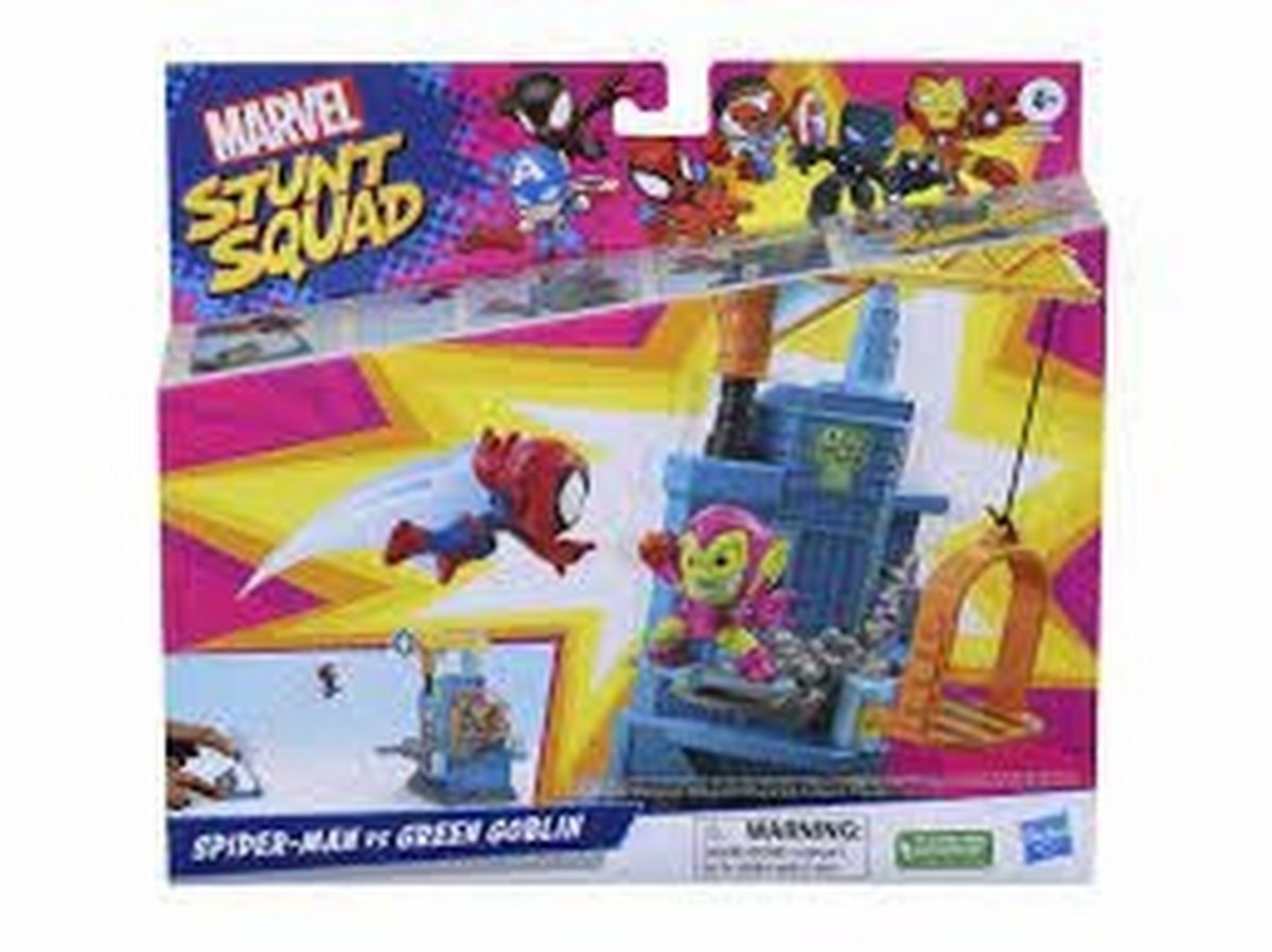 Jogo Stunt Squad Figure Smashin Heroes Marvel 2
