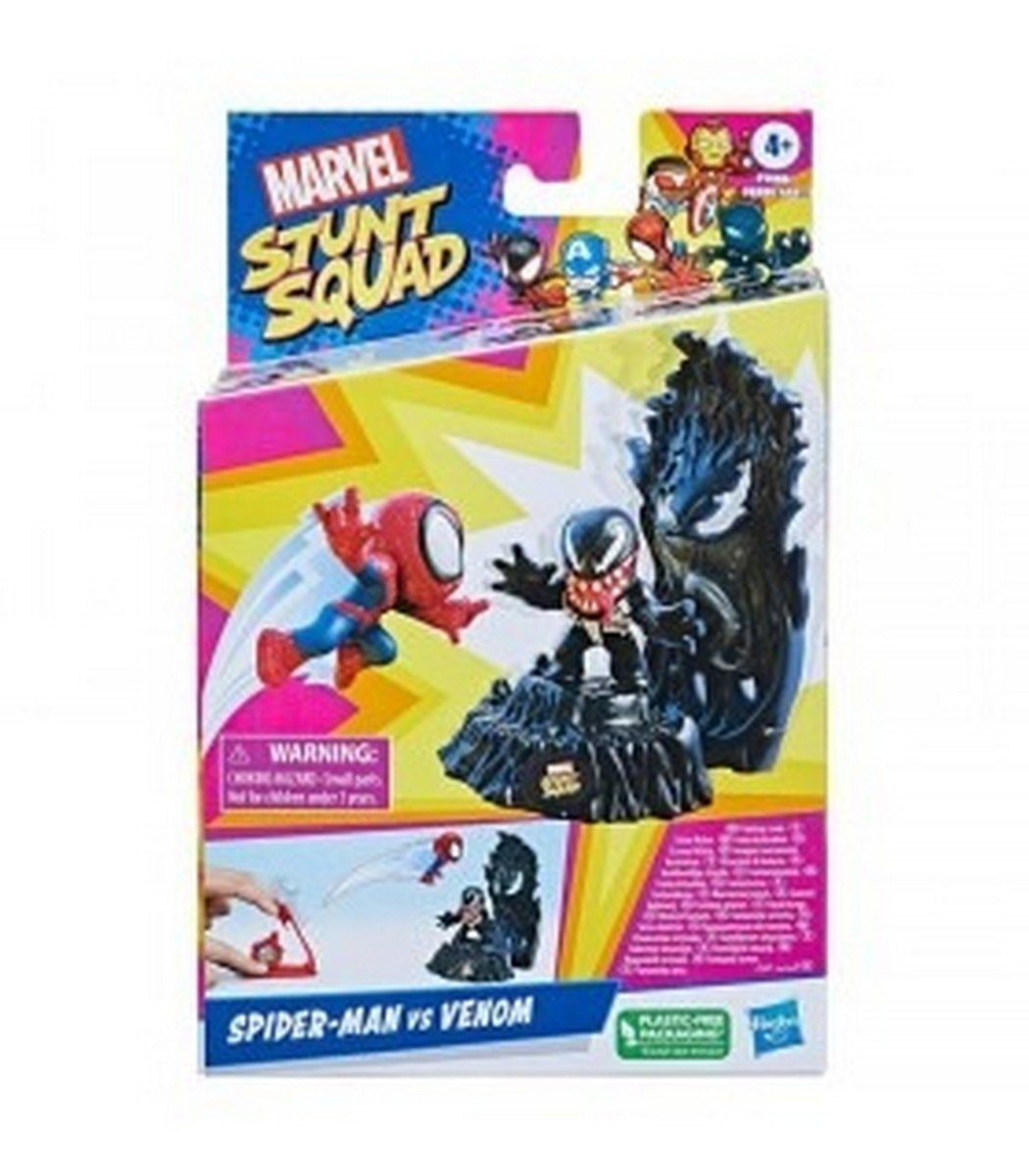 Jogo Stunt Squad Playset Hero Vs Villain Marvel 2