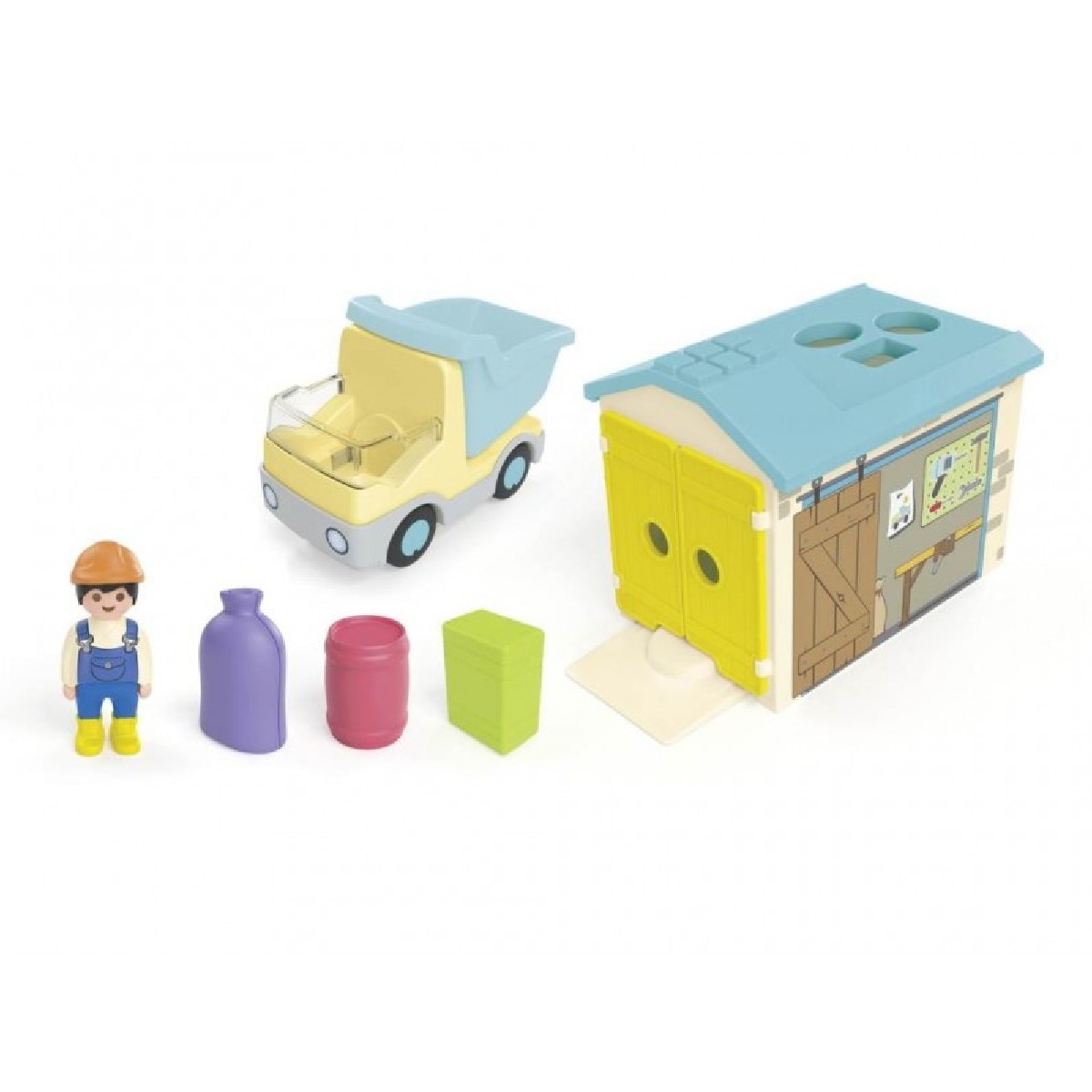 JUNIOR: camião com garagem Playmobil 2