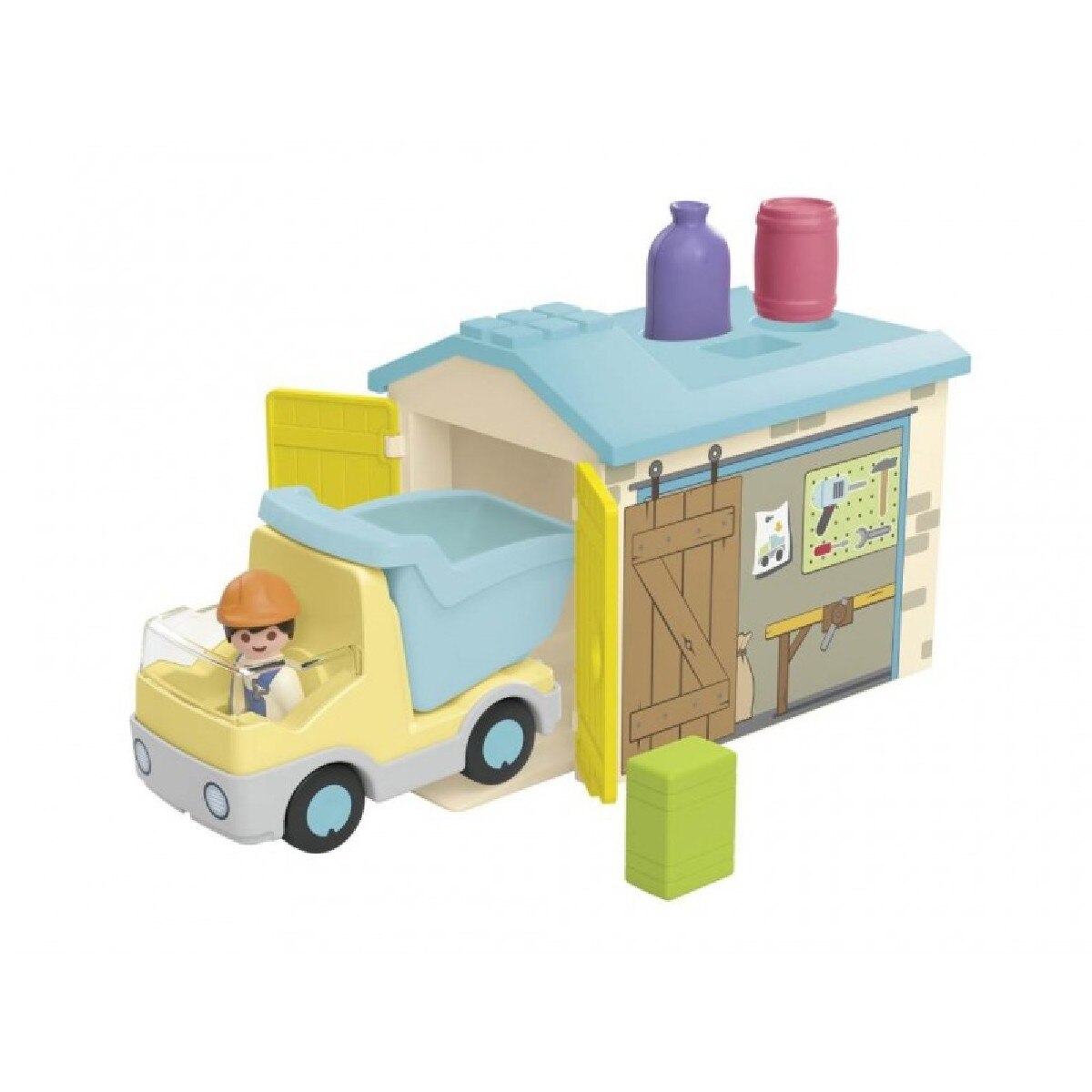 JUNIOR: camião com garagem Playmobil 3