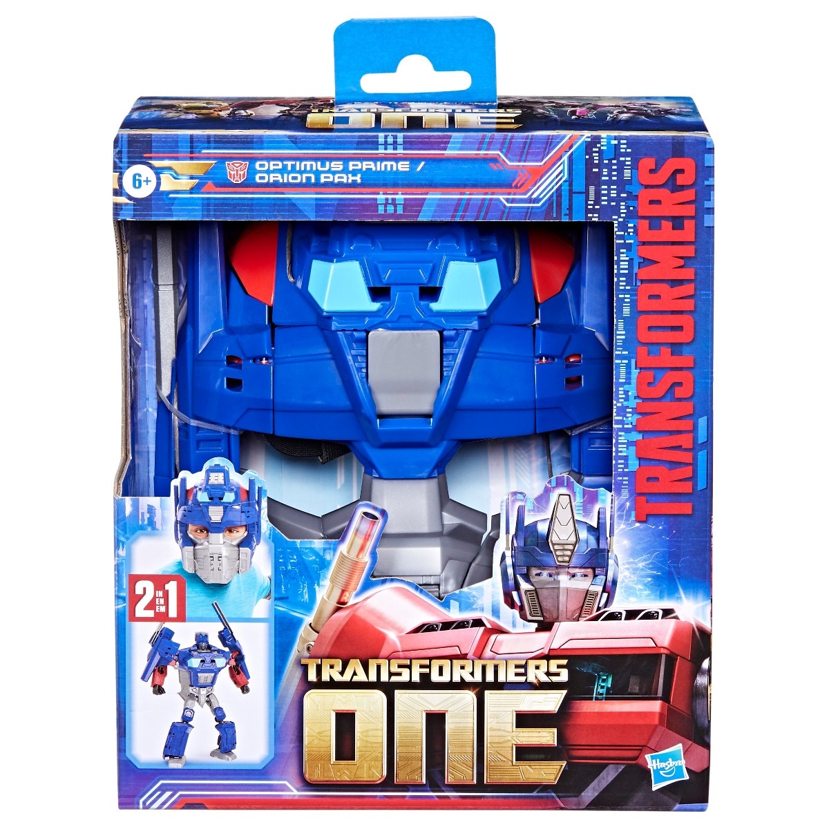 Transformers One - 2 Em 1 Optimus Prime (Orion Pax) Figura Máscara 3
