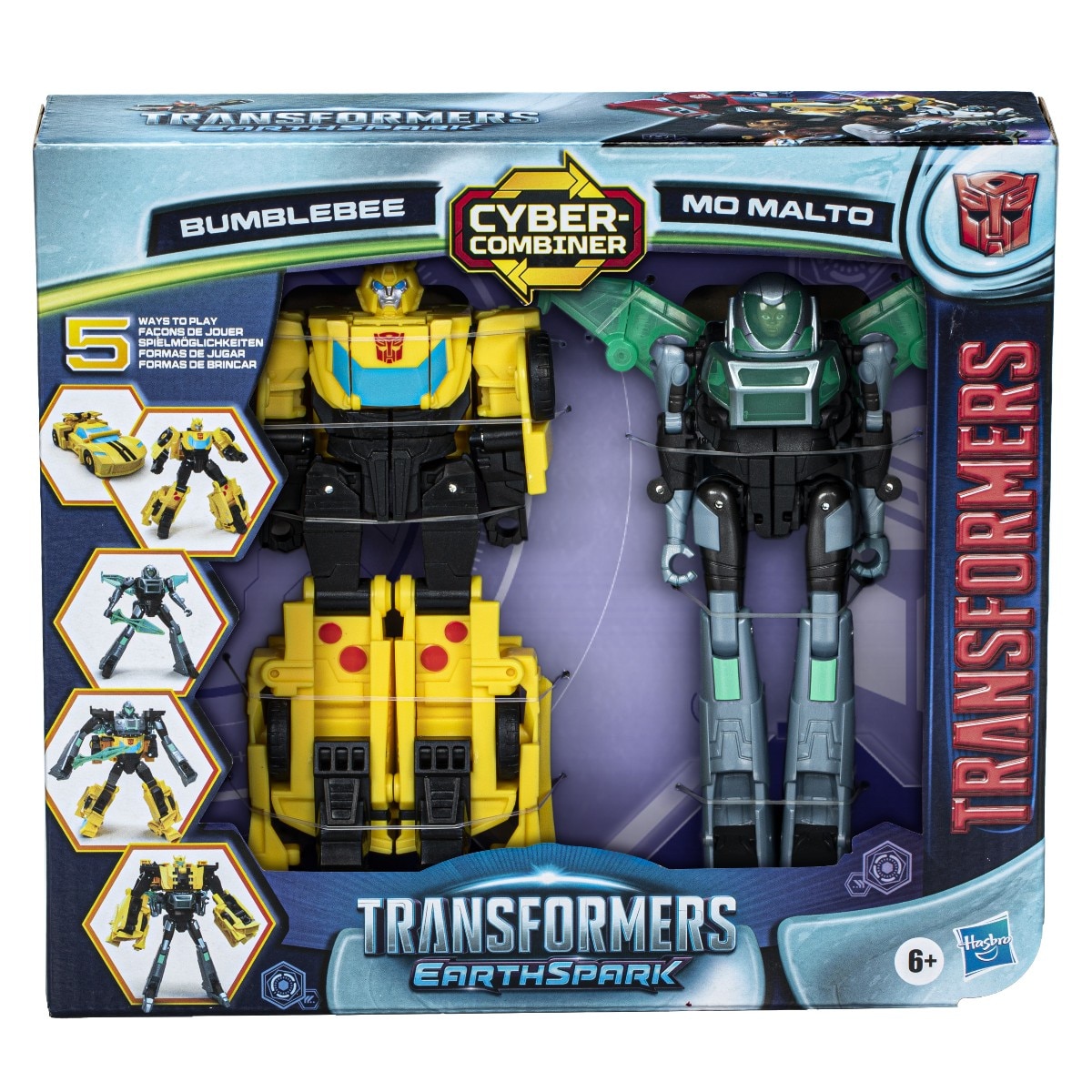 Transformers Earthspark - Cyber-Combiner Bumblebee e MO Malto 2