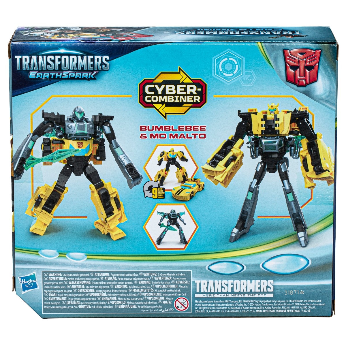 Transformers Earthspark - Cyber-Combiner Bumblebee e MO Malto 4