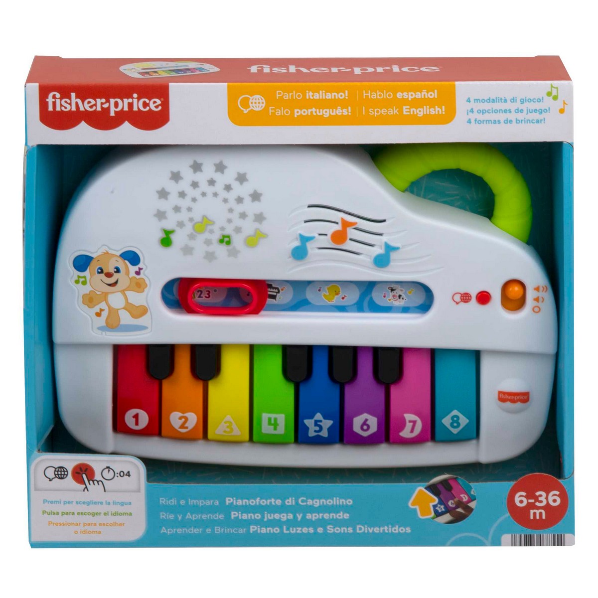 Fisher-Price Aprender e brincar Piano aprendizagem 2