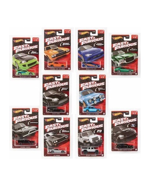Imagem 0 de Hot Wheels: Veiculos pequenos Sortido Fast & Furious - Artigo Sortido. Envio realizado de forma aleatória