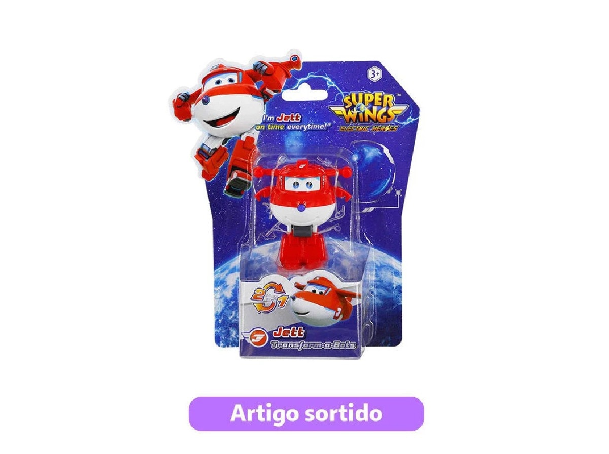 Imagem 0 de Veículo Super Wings Transformável - Artigo Sortido. Envio realizado de forma aleatória